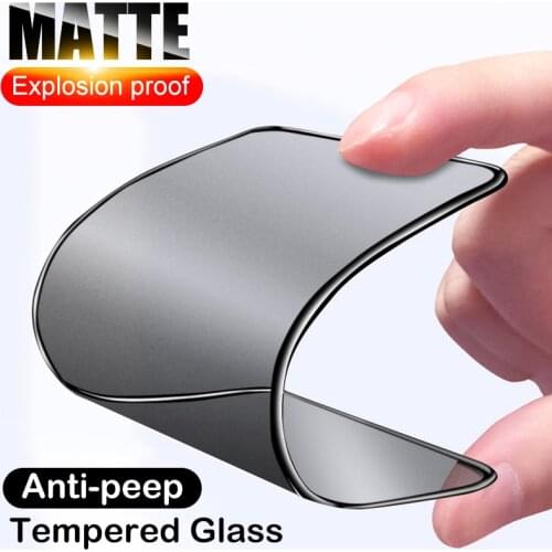 Ceramic Matte Anti-peep Tempered Glass For iPhone 12 Pro Max mini Screen Protector X XS Max XR 11 Pro 6 6S 7 8 Plus SE 2020 Film