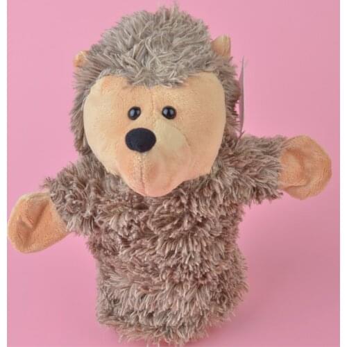 Black Nose Hedgehog hand puppet plush toy, Stuffed Baby / Kids Doll Toy Gift Free Shipping