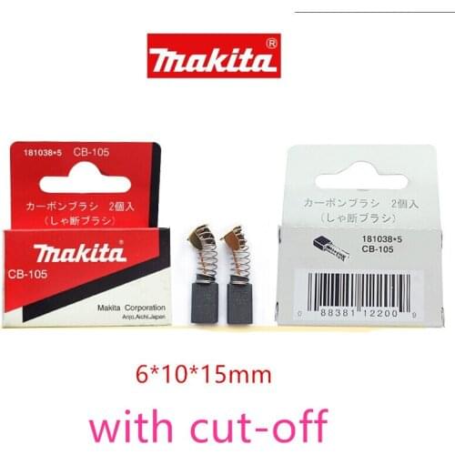 Makita 181038-5 643105-9 Carbon brush for CB-105 HR2010 HK1810 HM0810B HR2511 HR1821 DM121 HM0810 HM0810T HR3820 MT860 M8600B