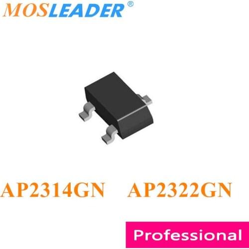 Mosleader AP2314GN AP2322GN SOT23 3000PCS AP2314GN-HF AP2322GN-HF AP2314 AP2322 N-Channel 20V Chinese High quality