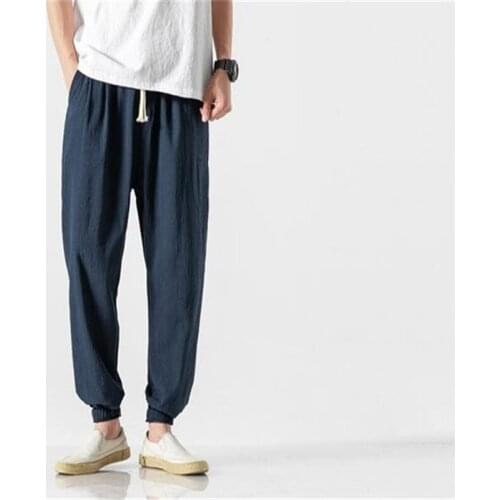 Men Casual Harem Pants Male Joggers Spring Autumn Trousers Fashion Chinese Style Baggy Pants 2020 Hot Sale Harajuku Clothe Men