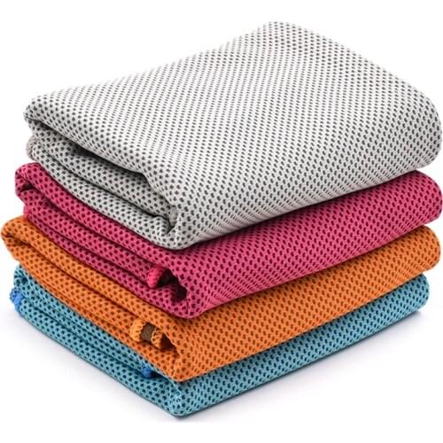 Microfiber Cooling ice Super absorbent Fast-Dry Beach Towel for swimming jogging