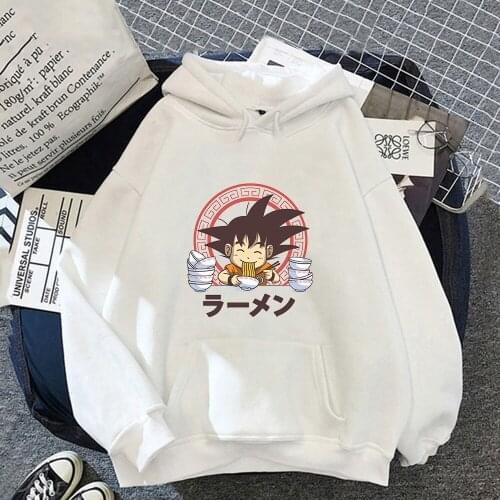 Autumn Kawaii Son Goku Dragon Ball Men Clothes Anime New Hooded Sweatshirts Cartoons Pullovers Casual Unisex Warm Hoodies Male