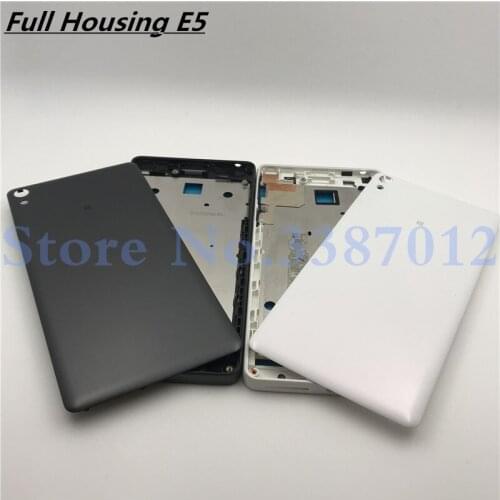 Mid Faceplate Frame For Sony Xperia E5 F3311 Middle Plate LCD Supporting Frame Bezel Housing+Side Key Dust Plug Parts