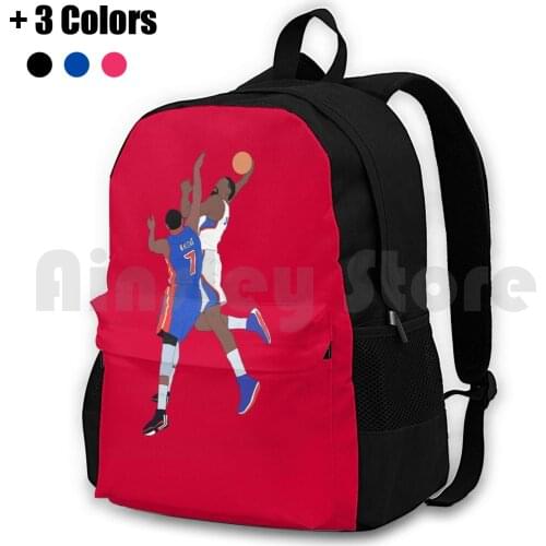 Deandre On Brandon Knight Outdoor Hiking Backpack Riding Climbing Sports Bag Lob City Clips Clippers Los Angeles La Lac Sports
