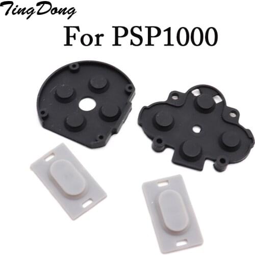 TingDong 10sets Silicon Rubber Direction Button Switch Conductive Pad Set Repair for Sony PSP 1000