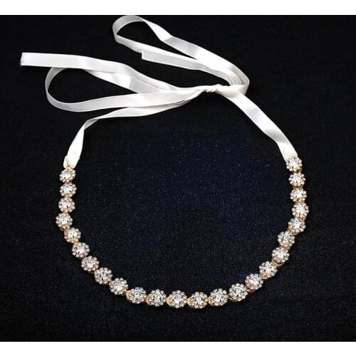 SLBRIDAL Gorgeous Rhinestone Crystal Wedding Headband Bridal Headpieces Hair accessories Bridesmaids Fashion Daily Women Jewelry