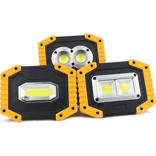 Lampe Led Portable Spotlight Led Work Light Rechargeable 18650 Battery Outdoor Light For Hunting Camping Led Latern Flashlight