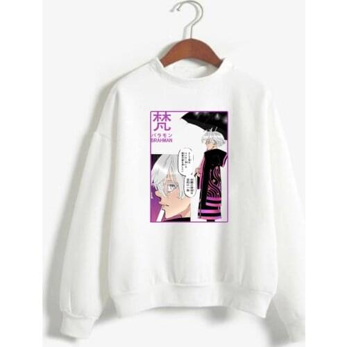 Japanese Anime Tokyo Revengers Printed Hooded Sweatshirt Cool Manga Brahman Senju Kawaragi Loog Sleeve O-neck Autumn Winter