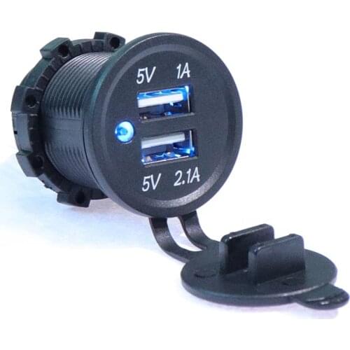 Factory Price Pop Dual USB charger socket power outlet 3.1A 2 ports Wholesale Lot 2pcs