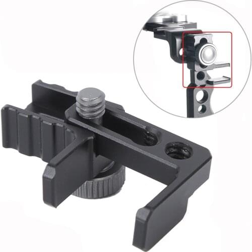 Aluminium Alloy Camera Cable Clamp Lock Universal Wire Clip Fixator Signal Cable Clamp for Camera Cage/L Qucik Release Plate