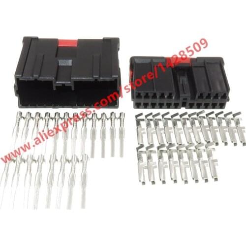20 Sets 20 Pin Female Male Cable Vehicle Cable Plug Automotive Electrical Wire Connector With Pins Terminals