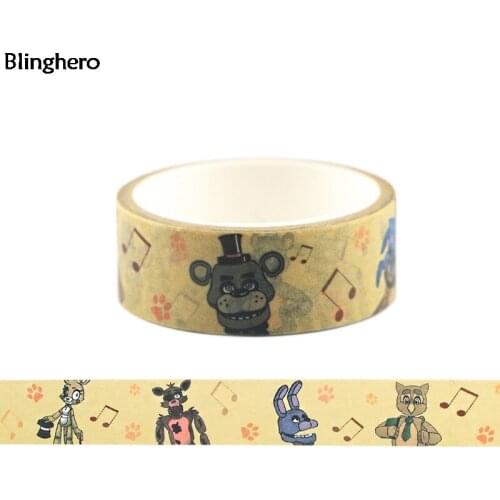 20pcs/lot Blinghero 15mmX5m Horror Bears Washi Tape Cartoon Masking Tape Horror Adhesive Tape Gift for Friends BH0403
