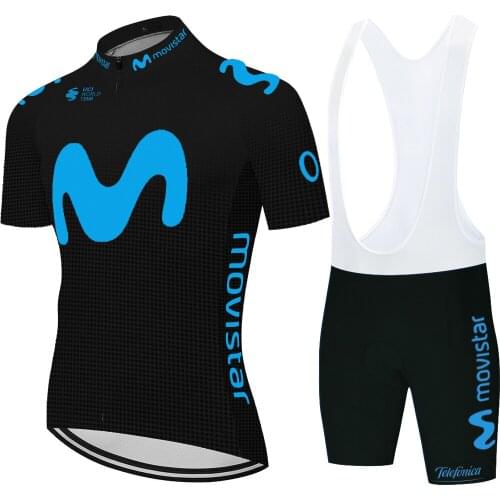 2020 laser cut TEAM movistar cycling jersey men maillot ciclismo hombre verano 2020 20D gel summer quick dry bike jersey