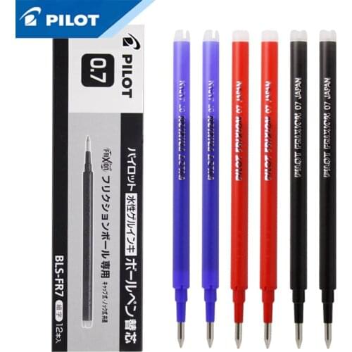 3/5/7/9/20 Pcs/Lot Pilot BLS-FR7 Erasable/Frixion Pen Refill Roller Ball 0.7mm Rubable Gel pen refills Office& School Supplies