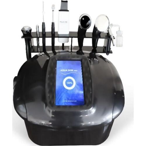 8 in 1 Multifuctional Ultrasonic skin scrubebr beauty machine Microcurrent Facial Lifting Face Care Salon Equipment