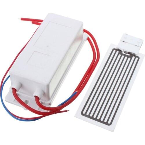 AC 220V 10g/h Ozone Generator + Two-sided Ceramic Plate Air Cleaner Purifier Kit
