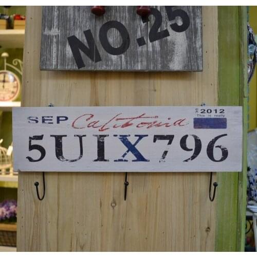 American country retro nostalgia Bar Cafe decorative wall hangings decorative wall hook clothing shop window ornaments