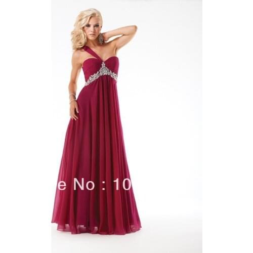 Free shipping fashion 2018 best seller new style Sexy brides Custom crystal pleat dinner party prom gown bridesmaid dresses