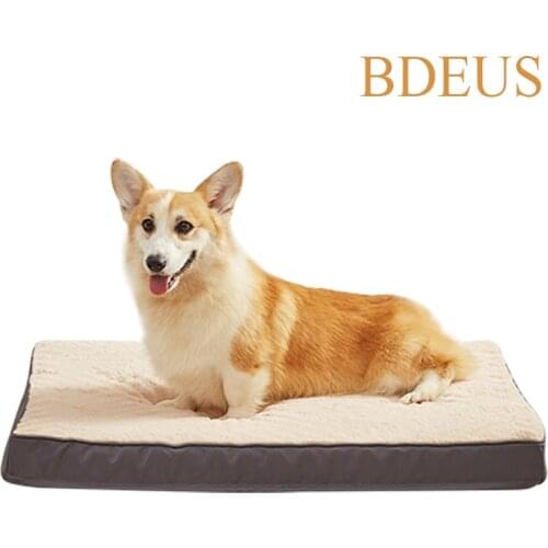 BDEUS Big Orthopedic Dog Beds 7.6CM XXL Egg Crate Foam Pet Bed Mat Sofa for Large Dogs Removable Washable Cover Up to 75lbs