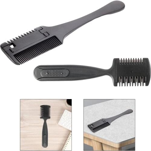 Hair Razor Comb Hair Cutter Comb Cutting Scissors Hair Cutting Tool Double-Sided Hair Trimmers Hair Shaving Blades Cutting
