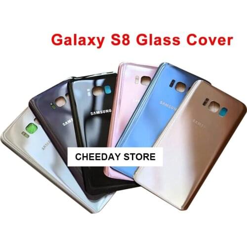 S8 phone cover for Samsung Galaxy S8 Cover 3D Glass Back Battery Cover Door Rear Housing Cover Replacement case For Galaxy S8