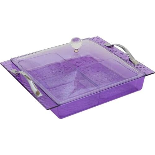 EWs Acrylic Purple 4 PCS Palace Breakfast