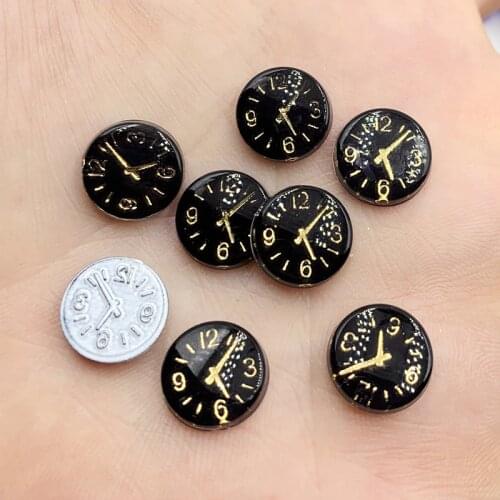 5000pcs fashion clock flat back and crystal button wedding DIY rhinestones used for stud acrylic flat back rhinestones