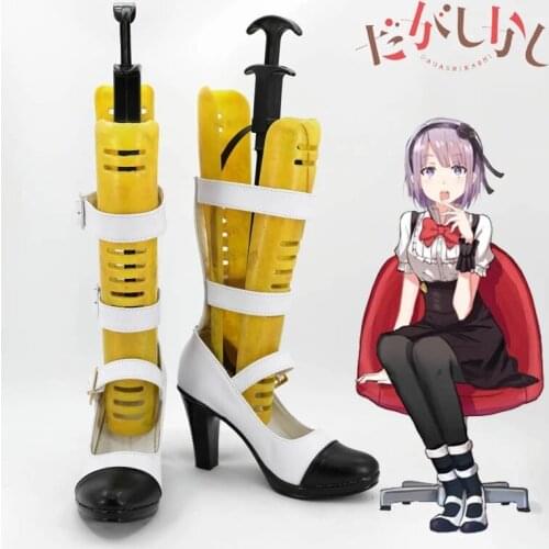 Anime Dagashi Kashi Shidare Hotaru Cosplay Shoes Boots Shidare Hotaru Cosplay Shoes Free Shipping