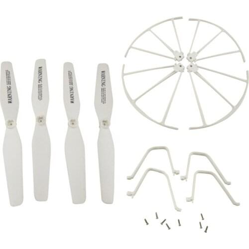 X5UW X5UC Propeller Props Landing Skid Tripod Protective Frame Spare Part Kit for Syma X5UW X5UC RC Quadcopter Accessory