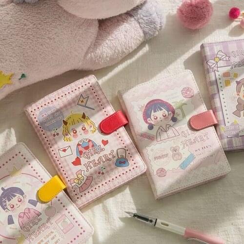 2020 Sharkbang 128 Sheets Kawaii PU Cover Notebook Journal Bullet Monthly Weekly Diary Planner Agenda Papelaria Stationery