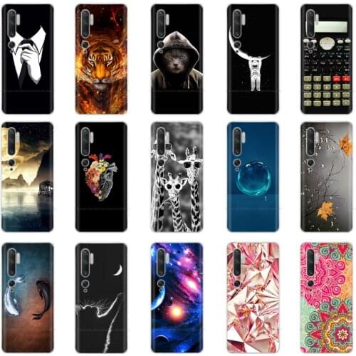Silicon Case for Xiaomi Mi 10 Case Soft TPU Phone Cover for Xiaomi Mi 10 Pro Mi10 Bumper Coque Protection Shell Capas Cartoon