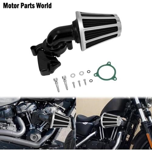 Motorcycle Air Filter Cleaner System Intake Kit CNC Aluminum For Harley Touring Road King Electra Glide Road Glide 17-Up Softail