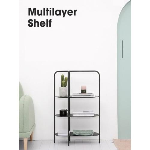 Nordic falling subway art shelf multi-layer partition display rack display rack modern minimalist bathroom storage shelf
