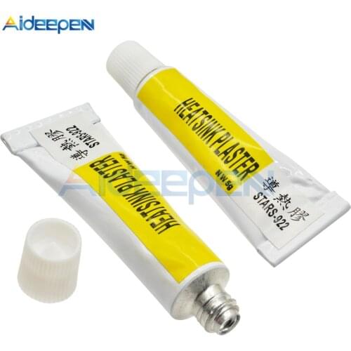 2pcs 5g*2 Thermal Grease Paste Conductive Heatsink Plaster Adhesive Glue For Chip VGA RAM IC Cooler Radiator Cooling STARS-922