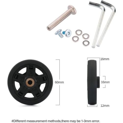 Luggage Wheel Accessories Universal Wheel Air Pull Box Wheel Aircraft Silent Wheel Universal Silent 20 Inch 28 Inch