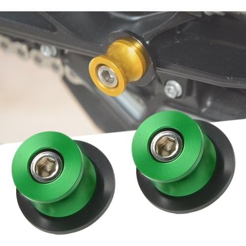 10MM Motorcycle Accessories Swingarm Spool Slider Stand Screws For KAWASAKI ZX6R Z1000 ER6N Z750 Z750R Z250 NINJA 300 ER6F
