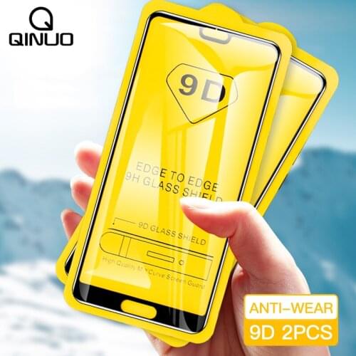 2 PCS 9D Full Cover Tempered Glass For Huawei P10 Plus P20 P30 Lite Pro P Smart Plus Z 2019 9H Screen Protector Protective Film