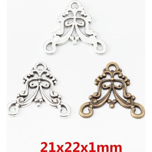 30 pcs Multi hanging connector zinc alloy charms pendant suitable for DIY Bracelet Necklace metal jewelry accessories 6217