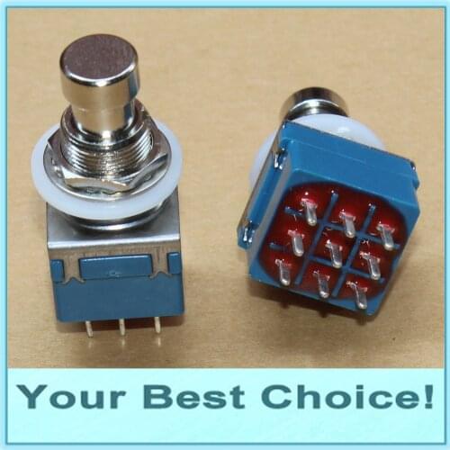 5pcs/Lot 3PDT Stomp Pedal Foot Switch True Bypass,PCB Lug