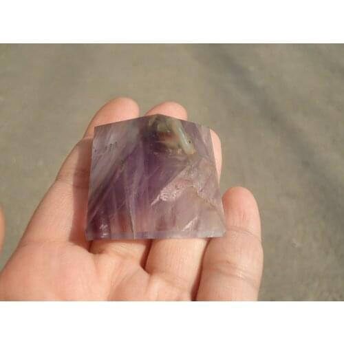 70g Natural Fluorite Quartz Crystal Pyramid Healing China PA1023