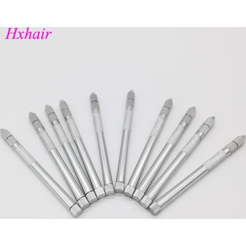 Freeshipping - 10pcs Aluminium Handle Multifunction Pulling Needle / Micro Rings Links / Loop Hair Extension Tools