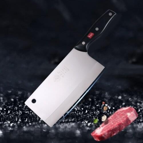 DENGJIA 9Cr15Mov Steel ABS Full-Tang Handle Chinese High Quality Vegetable Knife Handmade Forged Cleaver