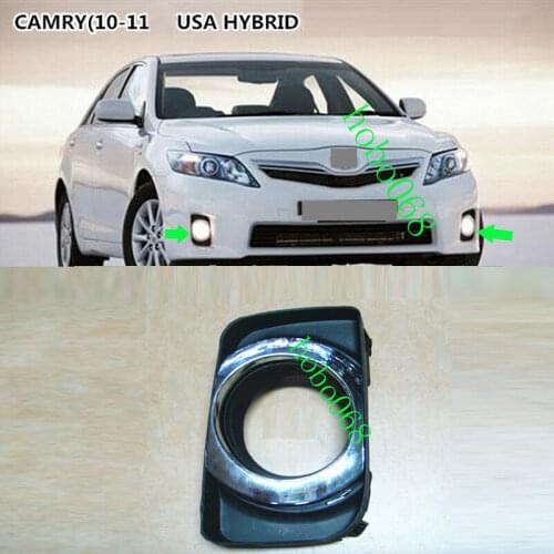 For Toyota Camry HYBRID 2009 2010 2011 Car High quality Front Fog Light/Lamp Covers LH&RH No Bulbs