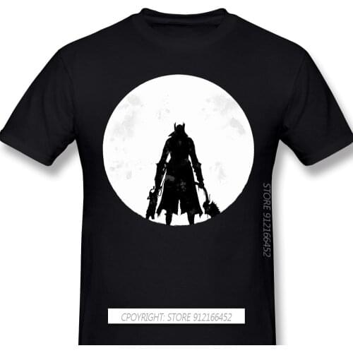 New Summer The Sky T-Shirts 100% Cotton Bloodborne Hunters Origin Gothic Yharnam Game Ofertas Men TShirt