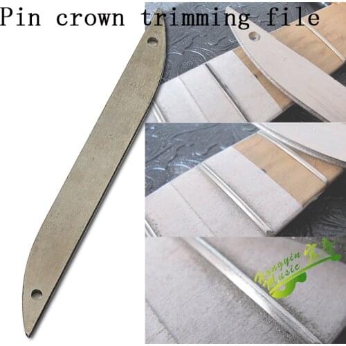 Guitar wire crown trimming file Dart-shaped trimming abrasive file guitar repair tool