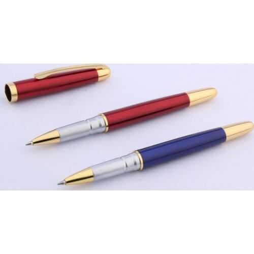 JINHAO BLUE OR black golden Trim gift Rollerball pen Business Office School Supplies Writing