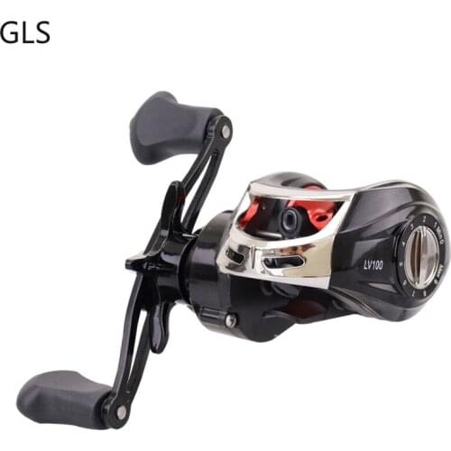18+1BB New Gear ratio 7.2:1 Right/Left Handed Baitcasting Reel Magnetic Brake System Max Drag 10kg Saltwater Fishing Coil