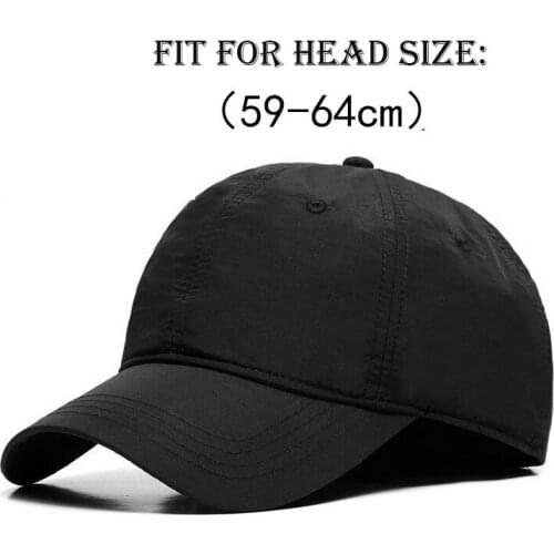 Large size hat male summer quick-drying breathable light board baseball cap big head circumference outdoor cap sunscreen Cap