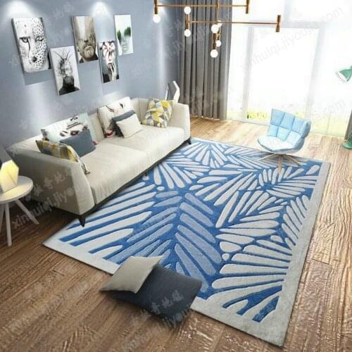 Custom Thickening Acrylic Rugs and Carpets for Home Living Room Moderna Carpets for Living Room Area Rug Hand Woven